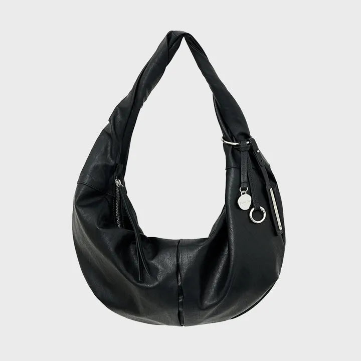 Matin Kim TWIST HANDLE SMALL HOBO BAG Matin Kim TWIST HANDLE SMALL HOBO BAG