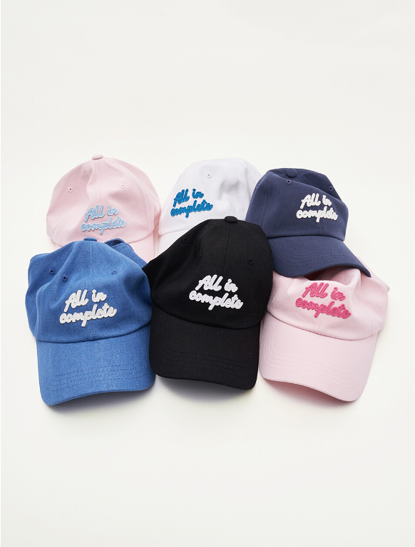 新品未開封 BTS BALL CAP (DN_F) デニム キャップ ALLINCOMPLETE Fluid Applique Ball Cap (BTS JIN Wear)