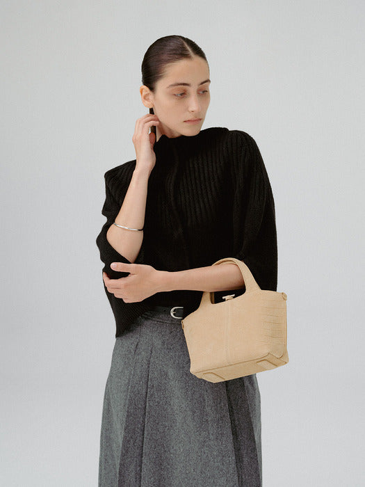Atelier de LUMEN PANIER NUBUCK PETIT BAG