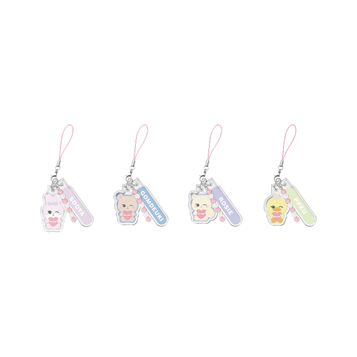 BLACKPINK BP TOUR キャラクターキーリング ソウル BLACKPINK - Character Magnetic Plush Keyring ['DEADLINE' WORLD