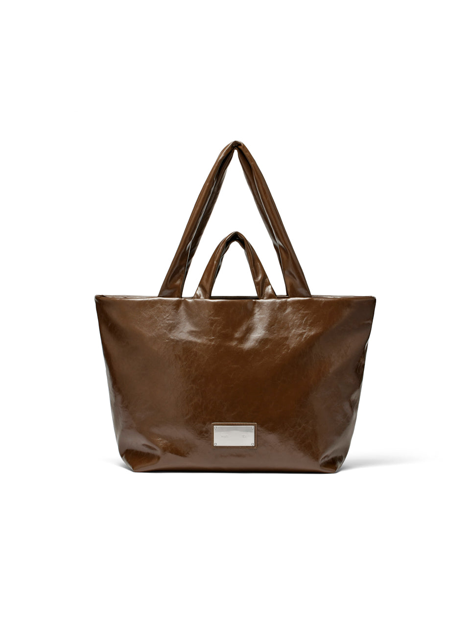MATIN KIM】 EMBOSSED_LOGO_LEATHER_MINI_TOTE_BAG 4色 EMBOSSED