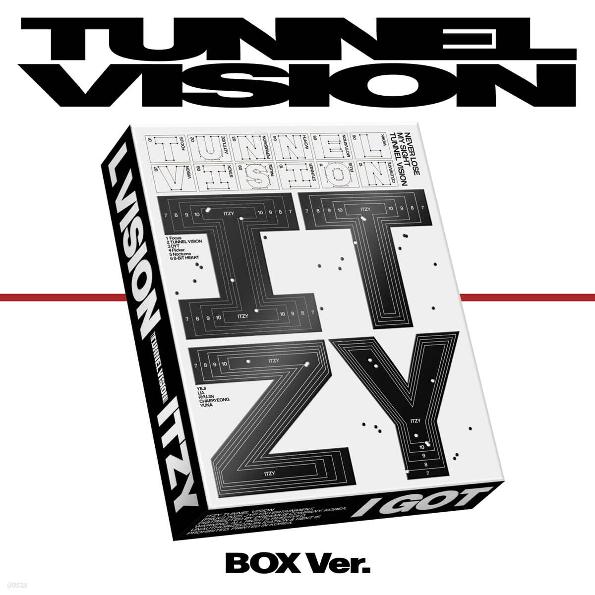Deals] ITZY - 11th Mini Album TUNNEL VISION (Box Ver.)