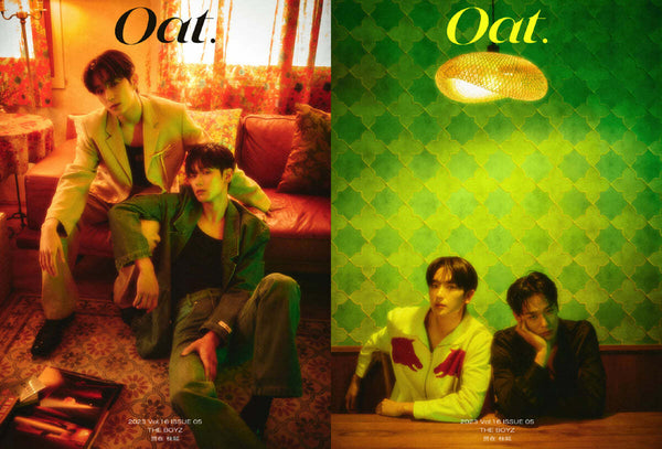 OAT CHINA MAGAZINE 2023 (COVER: THE BOYZ HYUNJAE & JUYEON) (A+B+PHOTOCARDS  SET)