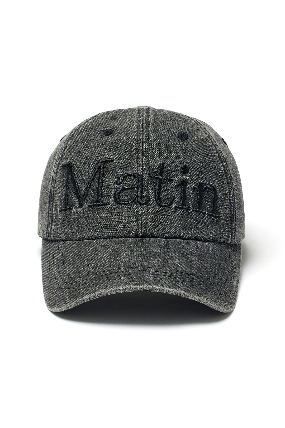 た*ん様 Matin Kim FRONT LOGO STITCH WASHED Matin Kim MATIN LOGO WASHED BALL CAP