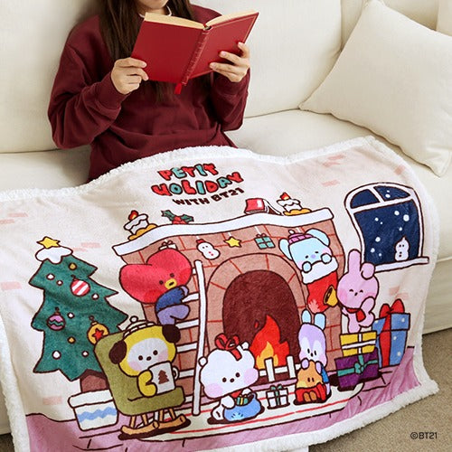 BT21 Blanket (Petit Holiday) DK Shop