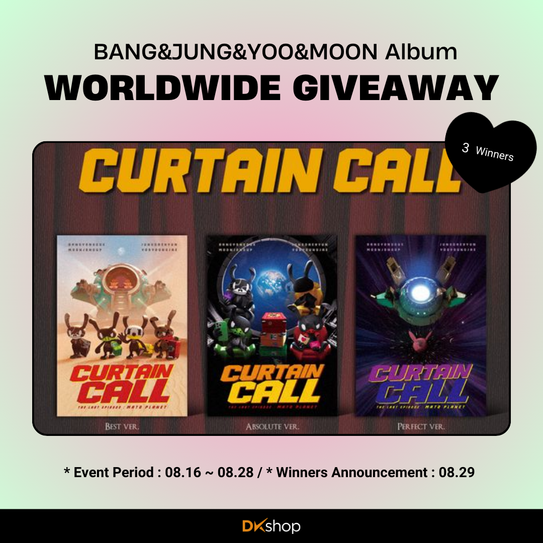 BANG&JUNG&YOO&MOON CURTAIN CALL ALBUM Worldwide Giveaway on DKshop