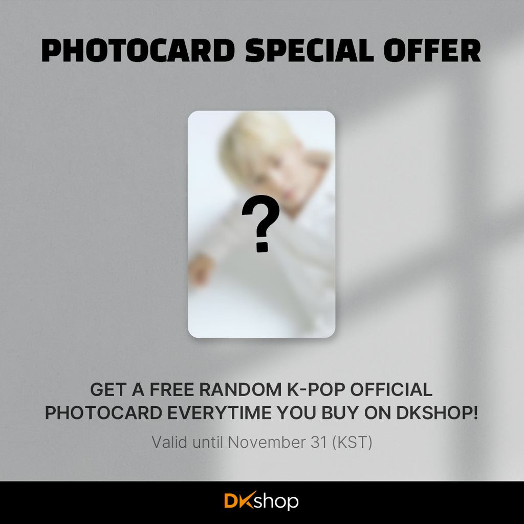 FREE Photocard Event on DKshop!