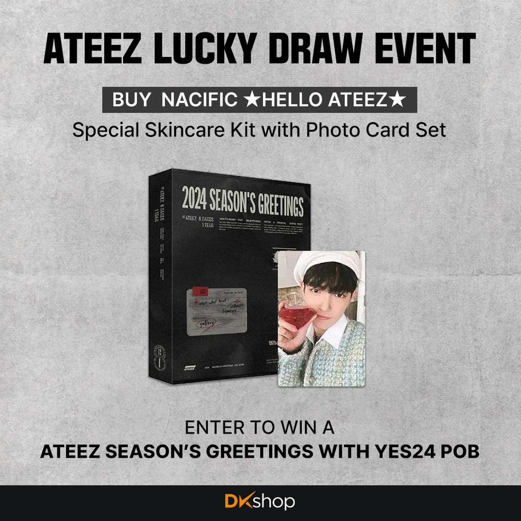 Winners Announcement - ATEEZ Lucky Draw Event: Enter to win ATEEZ Season’s Greetings with Yes24 POB