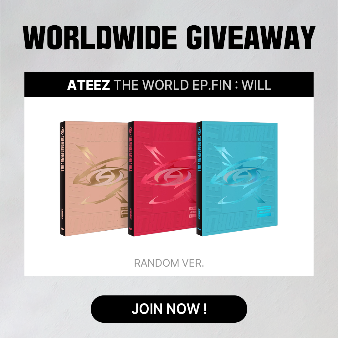 ATEEZ 2nd Album - THE WORLD EP.FIN : WILL Giveaway - Winners Annoucement