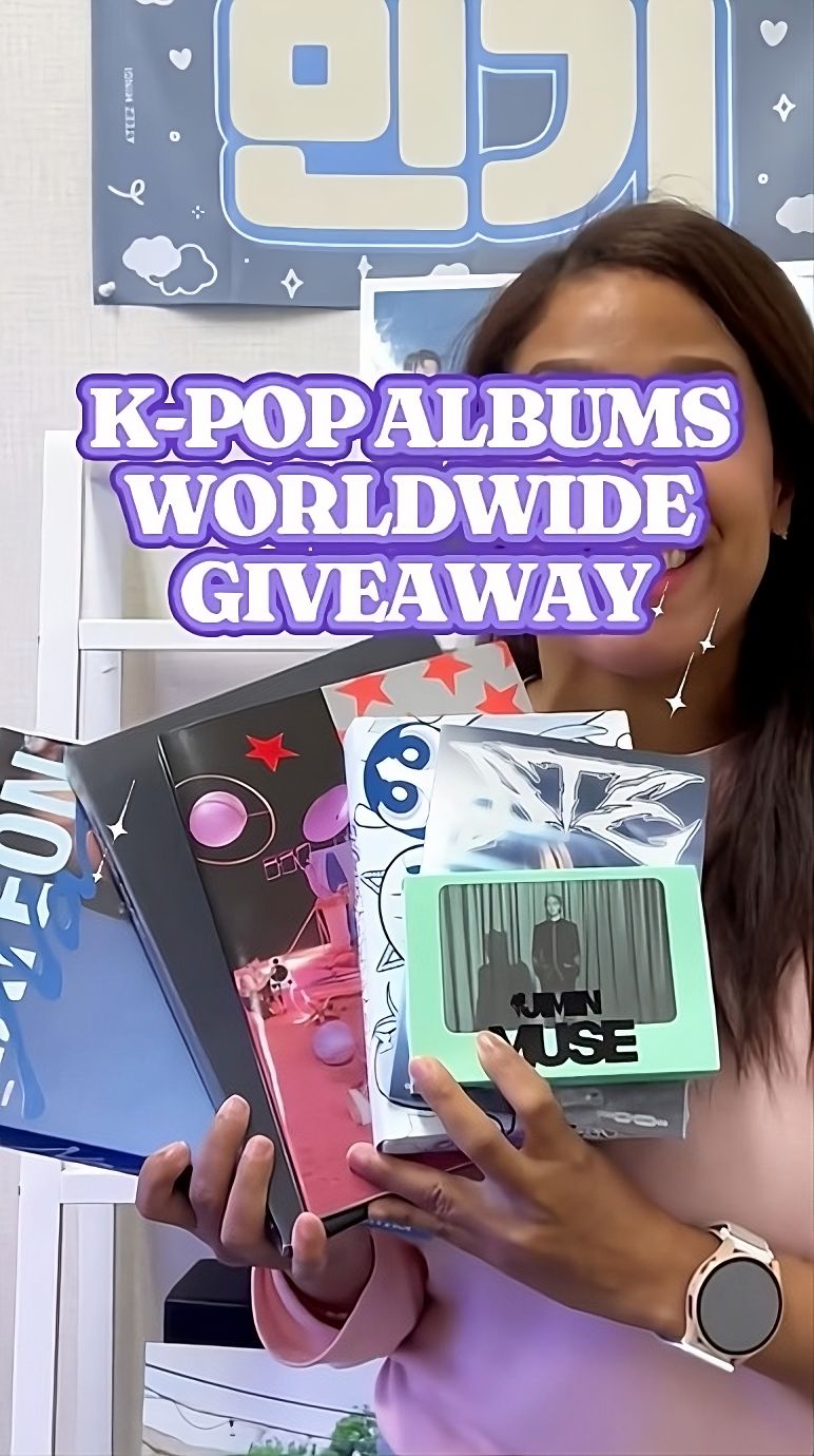 Kpop Raffle Unsealed K-Pop Album Box Worldwide Giveaway (TikTok)