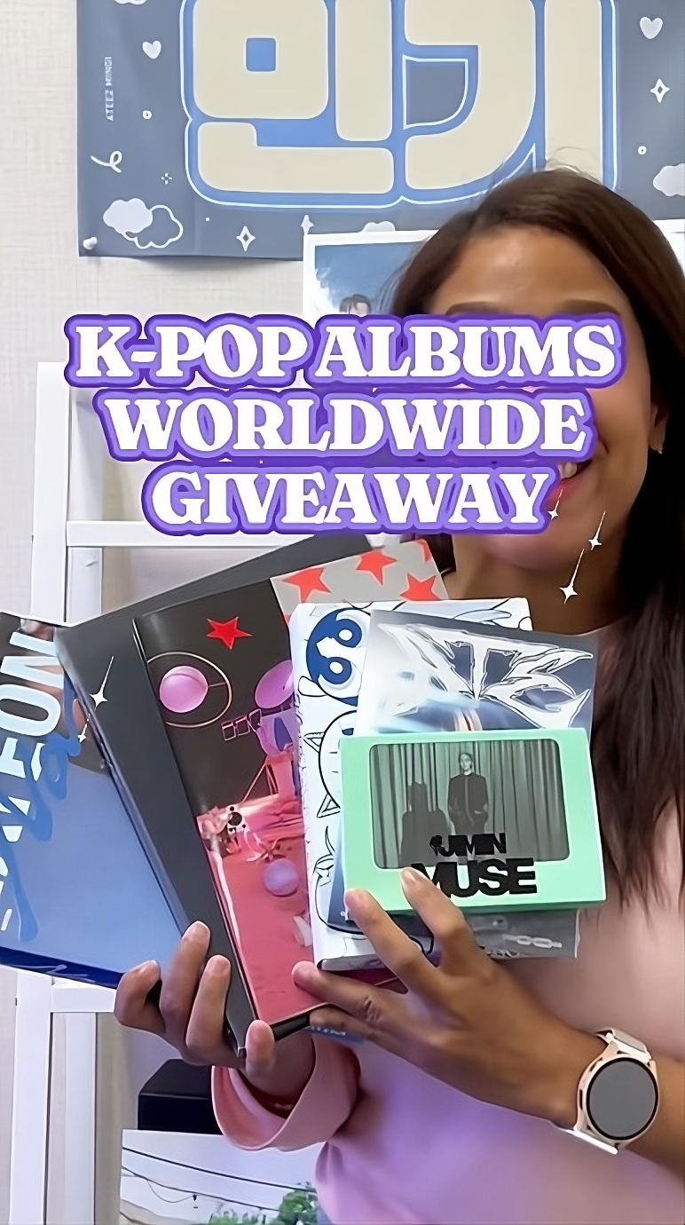 Unsealed K-Pop Album Box Worldwide Giveaway (TikTok)