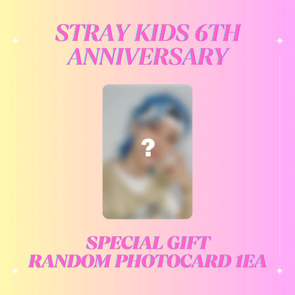 Stray Kids 6 year Debut Anniversary Celebration: Get a Stray Kids Free Photocard on DKshop!
