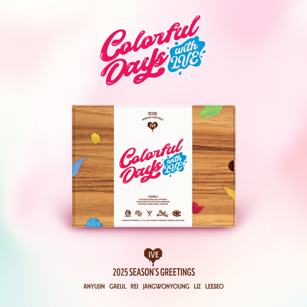 [PRE-ORDER] IVE - 2025 SEASON'S GREETINGS [Colorful Days with IVE]