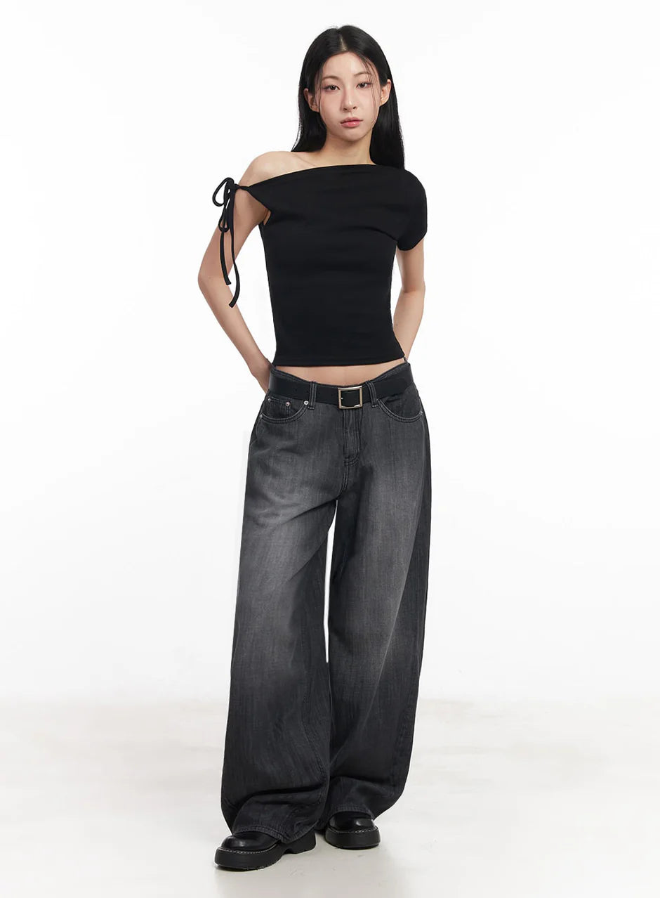 LEWKIN Hara Low-Waist Baggy Jeans LEWKIN  DKshop