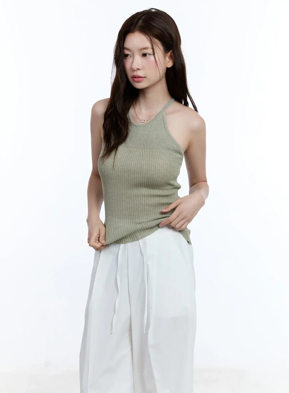 LEWKIN Linen Halter Top LEWKIN  DKshop