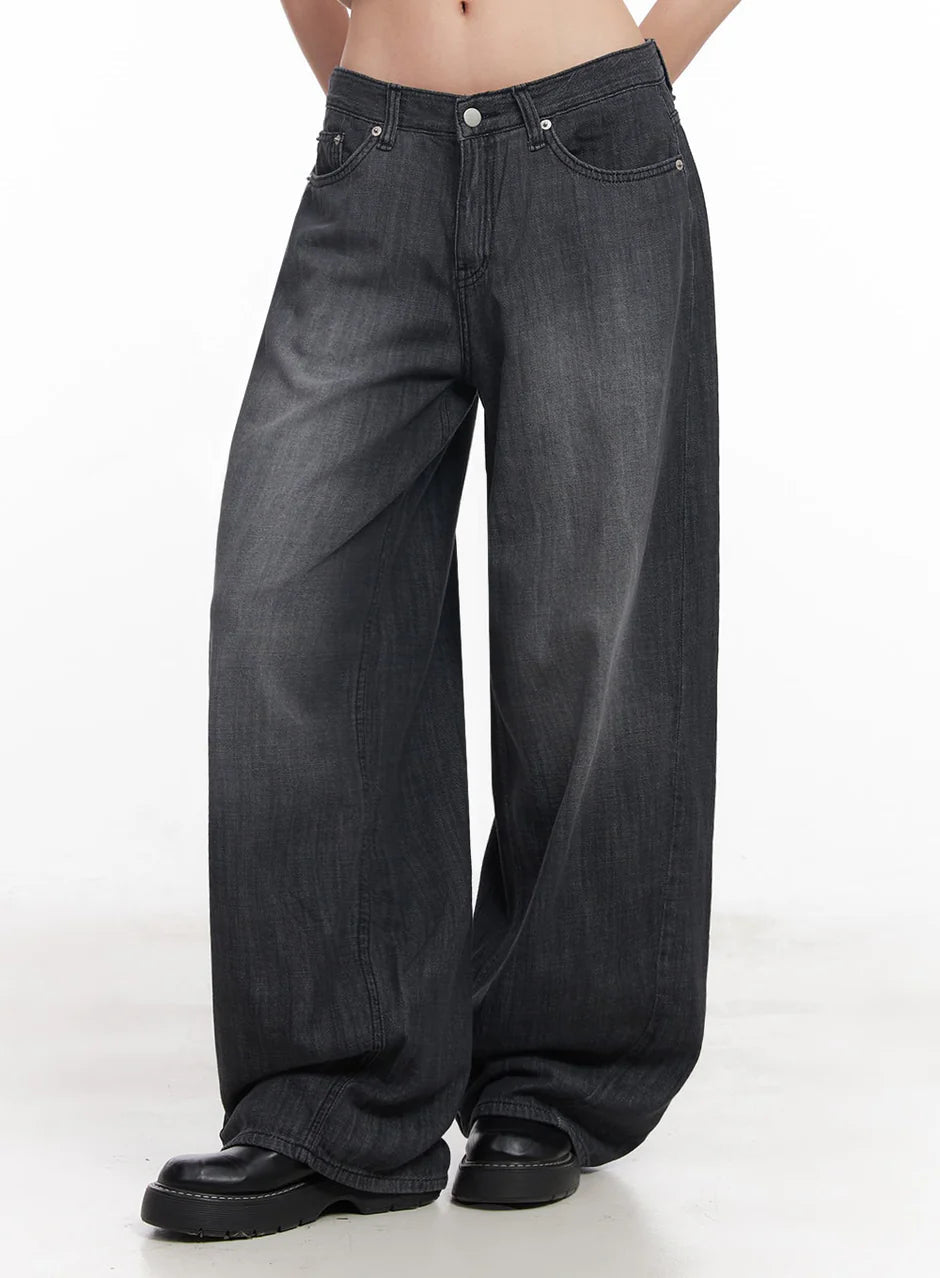 LEWKIN Hara Low-Waist Baggy Jeans LEWKIN  DKshop