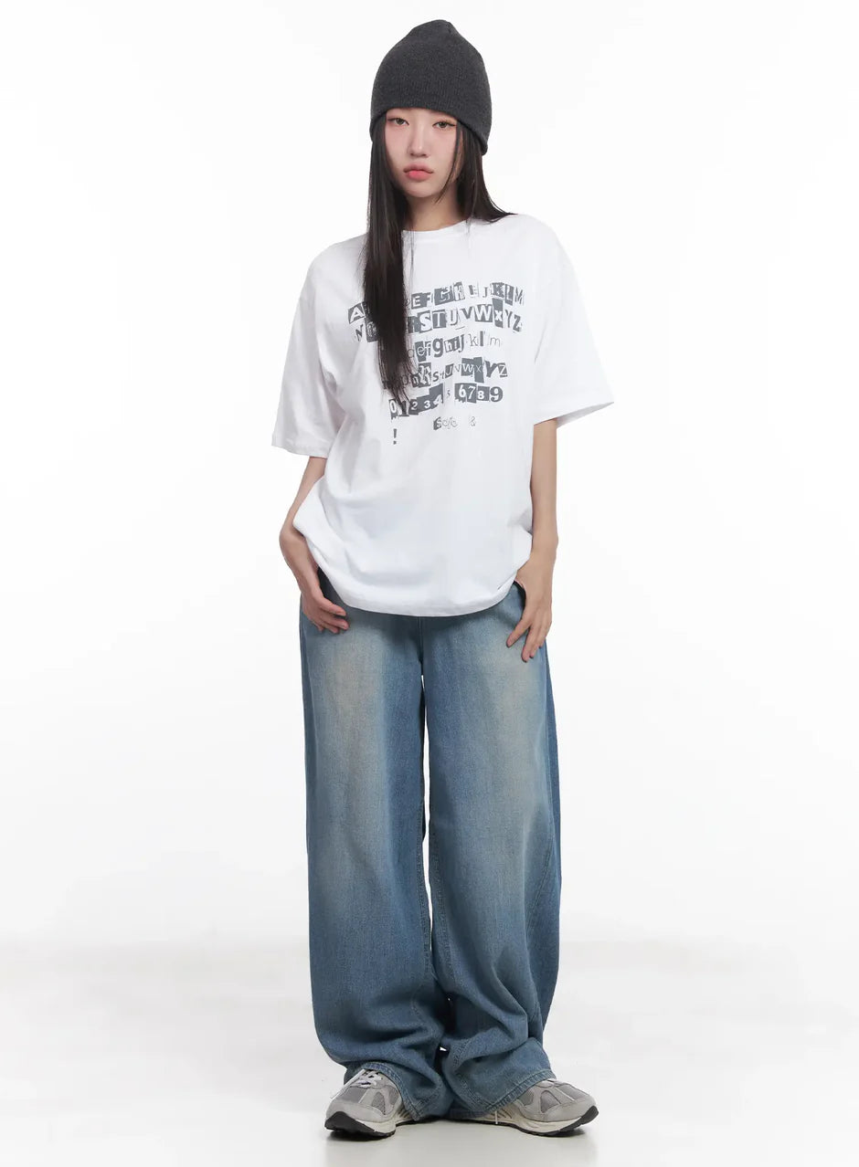 LEWKIN Yuna Washed Wide-Leg Jeans LEWKIN  DKshop