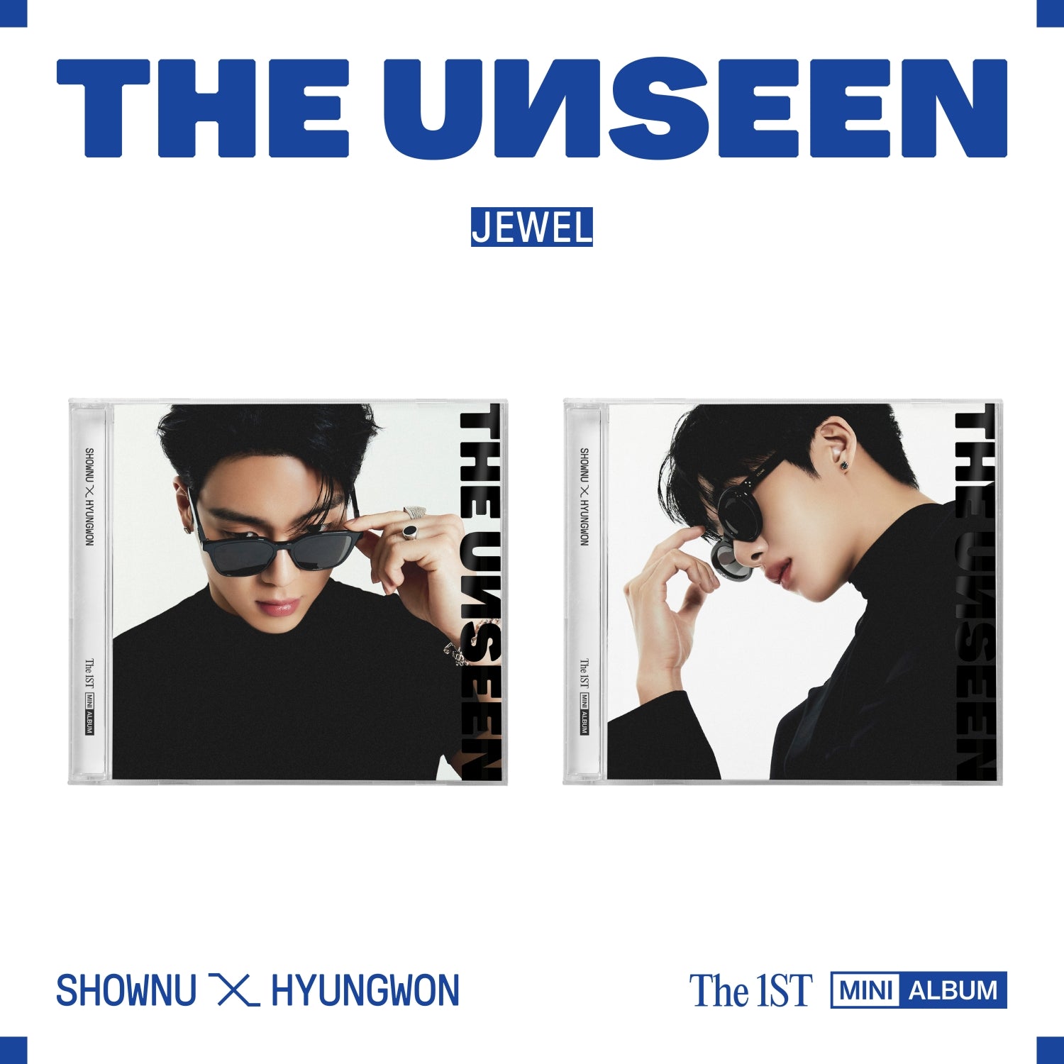 SHOWNU X HYUNGWON THE 1ST MINI ALBUM THE UNSEEN JEWEL (Random) | DKshop