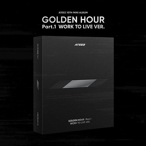 ATEEZ - 10th Mini Album GOLDEN HOUR : Part.1 WORK TO LIVE VER. | DKshop