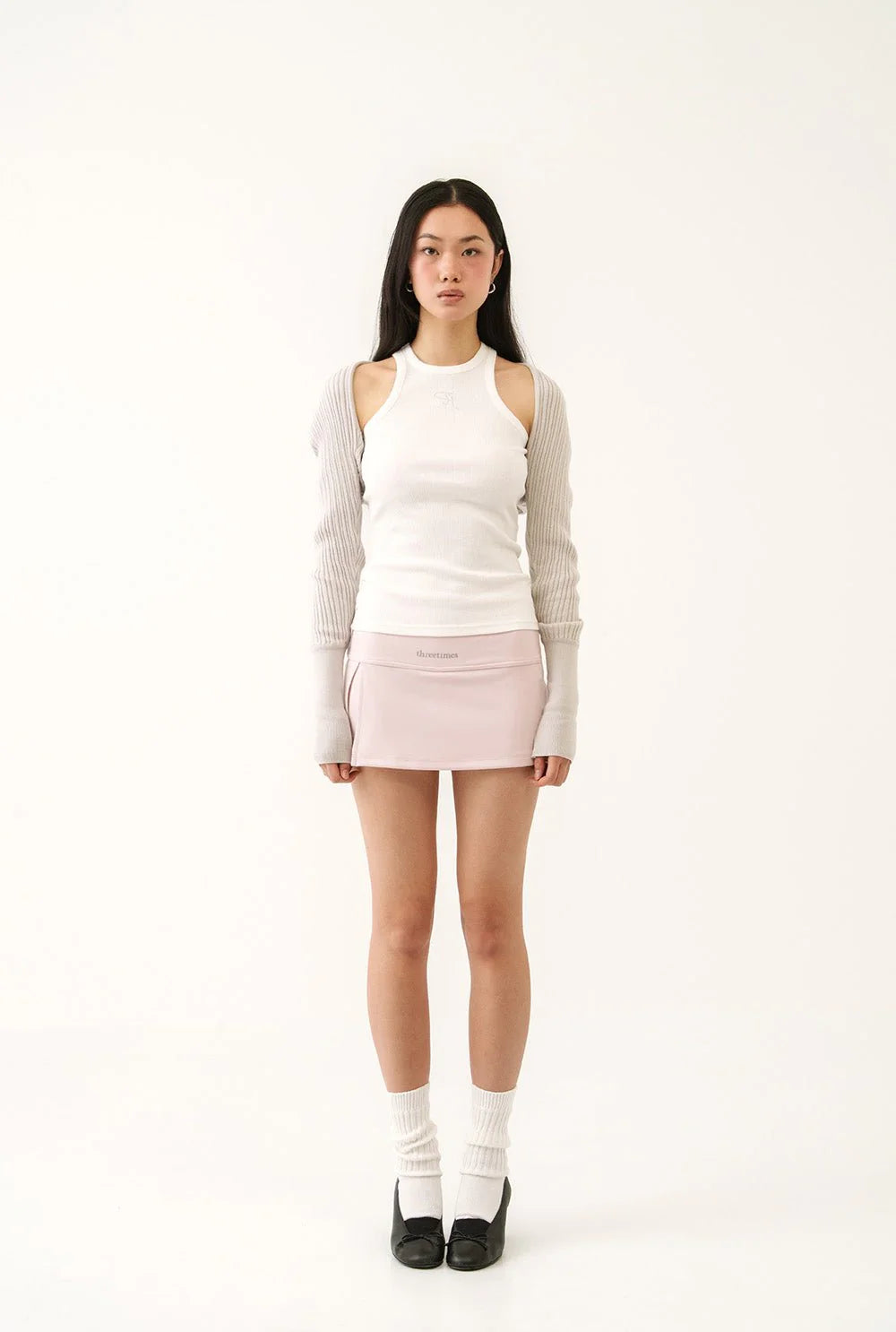 [Tracy's Pick]  threetimes Athletic slit skirt threetimes  DKshop