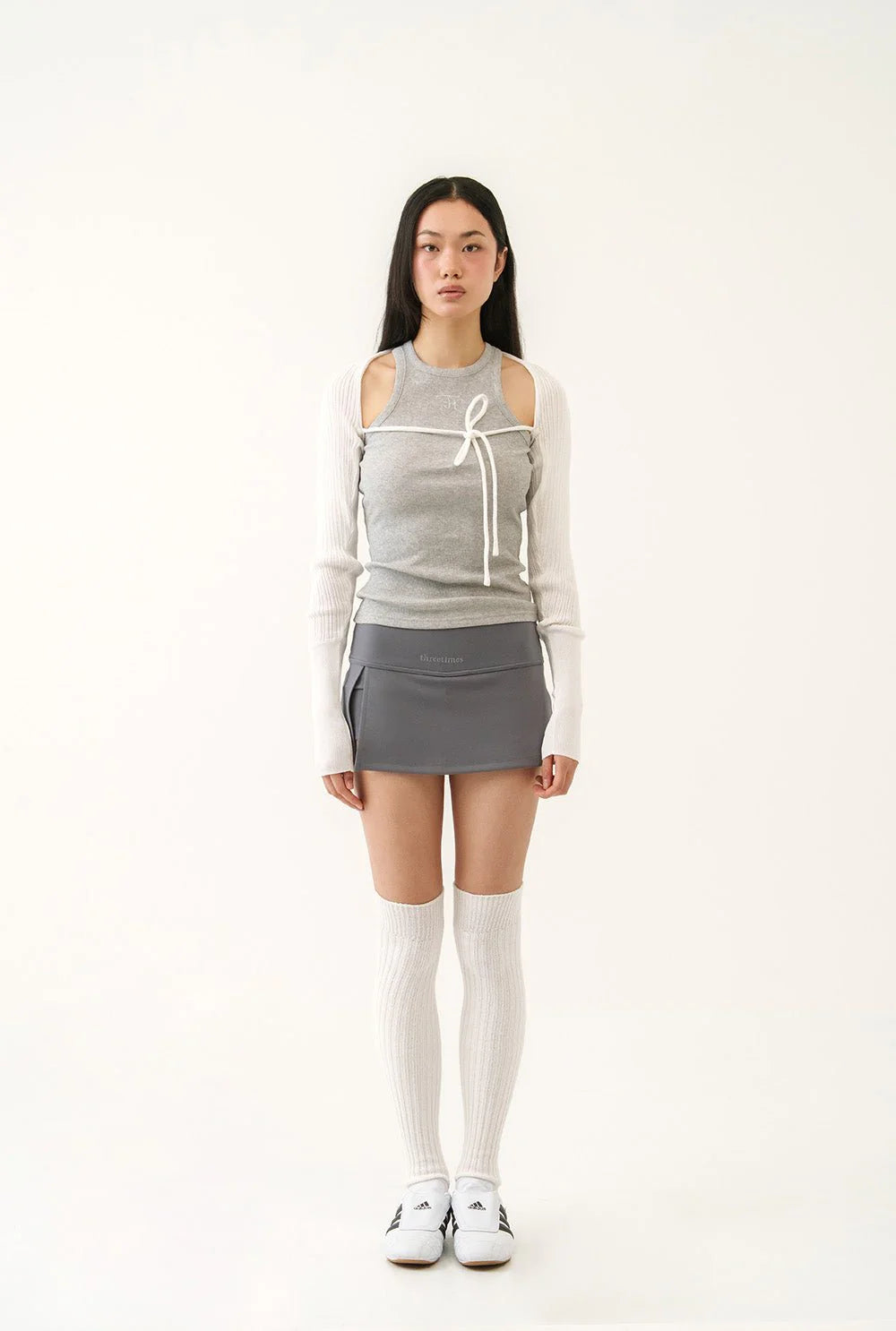 [Tracy's Pick]  threetimes Athletic slit skirt threetimes  DKshop