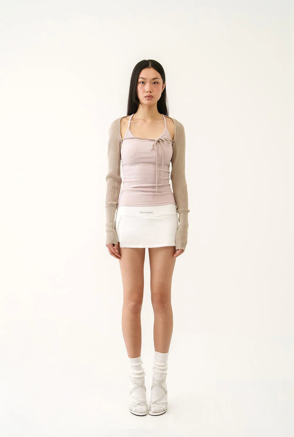[Tracy's Pick]  threetimes Athletic slit skirt threetimes  DKshop