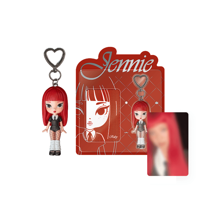 [PRE-ORDER] JENNIE - [Ruby] Figure Keychain (+Photocard)