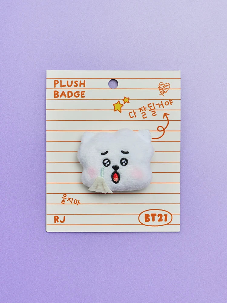 BT21 BOO-HOO FACE PLUSH BROOCH TODAY’S MOOD BT21  DKshop