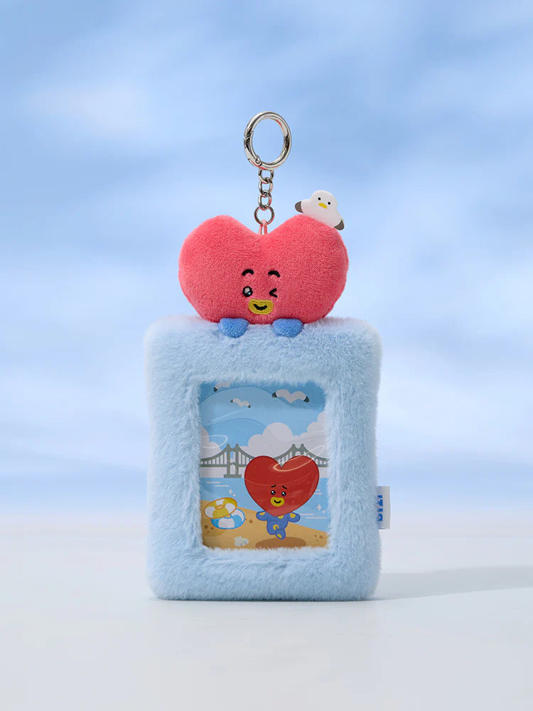 BT21 PLUSH PHOTOCARD HOLDER KEYRING BUSAN BT21  DKshop