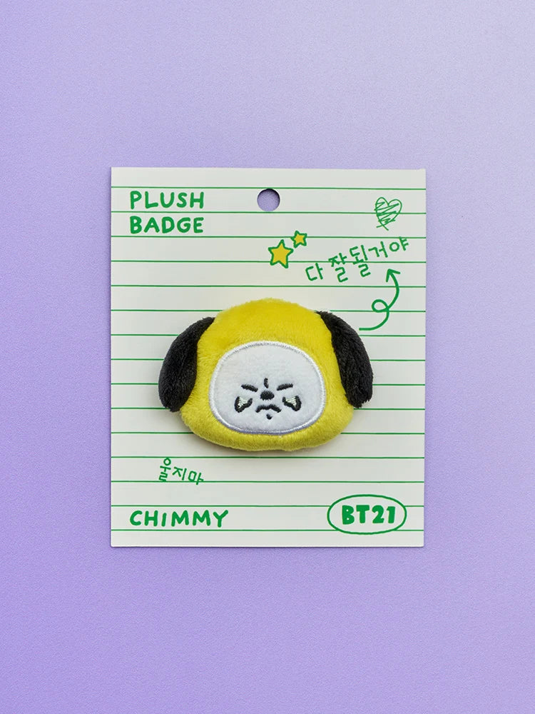 BT21 BOO-HOO FACE PLUSH BROOCH TODAY’S MOOD BT21  DKshop