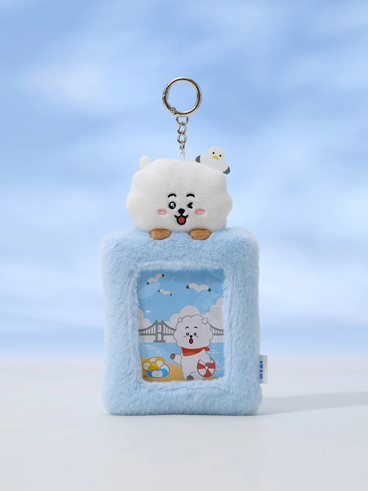 BT21 PLUSH PHOTOCARD HOLDER KEYRING BUSAN BT21  DKshop