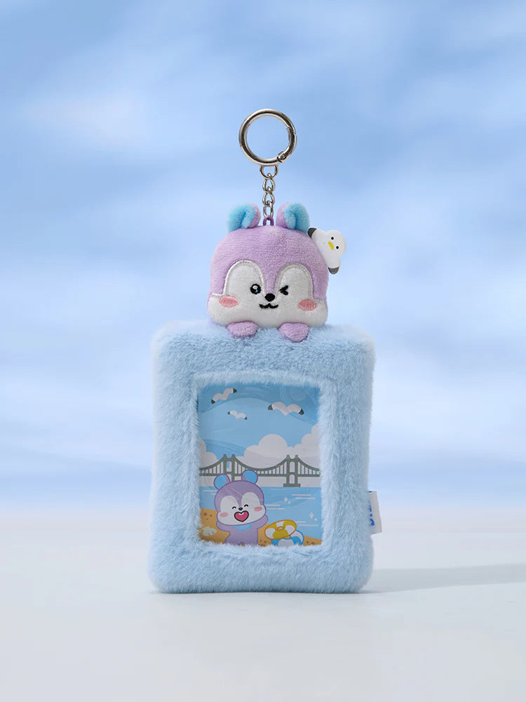 BT21 PLUSH PHOTOCARD HOLDER KEYRING BUSAN BT21  DKshop