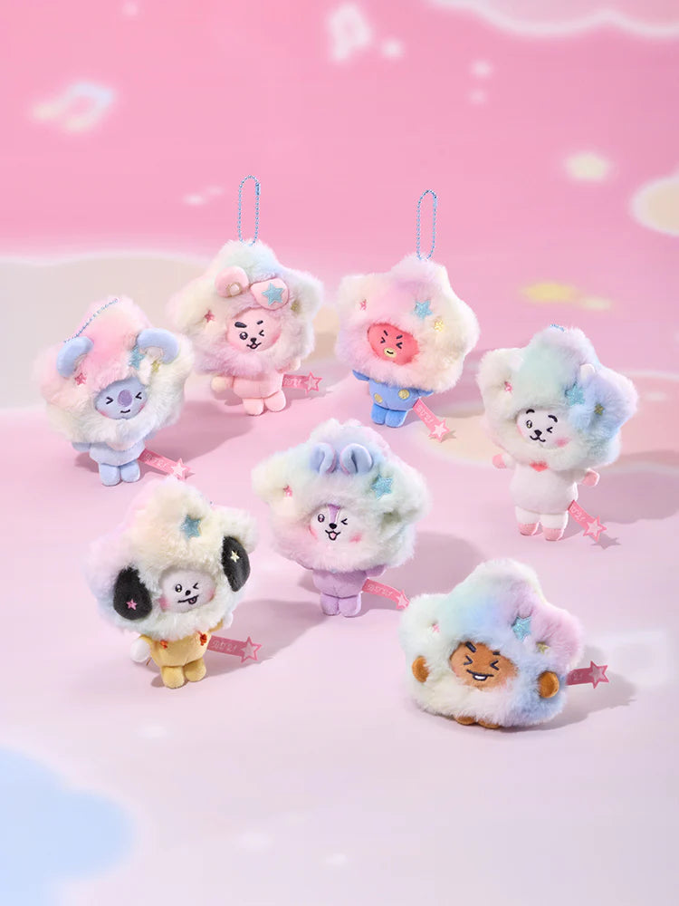BT21 BEYOND THE JOURNEY PLUSH KEYRING BT21  DKshop