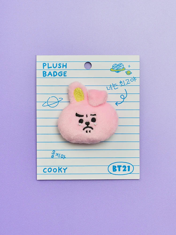 BT21 BOO-HOO FACE PLUSH BROOCH TODAY’S MOOD BT21  DKshop