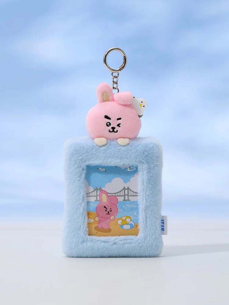 BT21 PLUSH PHOTOCARD HOLDER KEYRING BUSAN BT21  DKshop