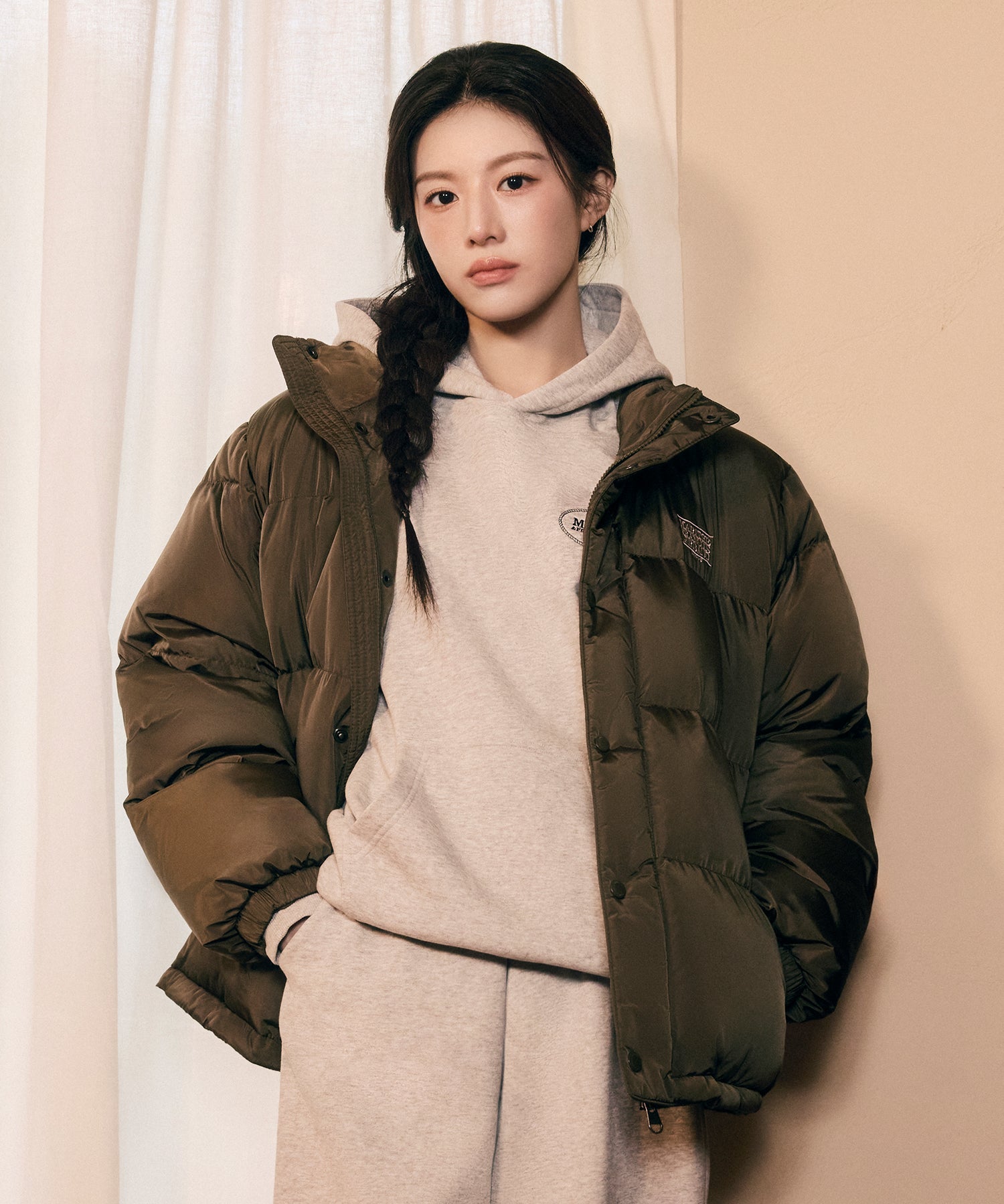 MARITHE FRANCOIS GIRBAUD CLASSIC LOGO DOWN JACKET