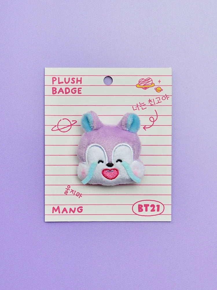 BT21 BOO-HOO FACE PLUSH BROOCH TODAY’S MOOD BT21  DKshop