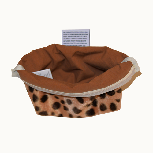 Aeiou Basic Pouch (L size) Velboa Bambi Brown Aeiou  DKshop