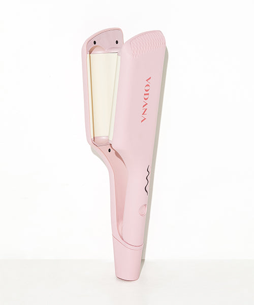 Vodana Triple Flow Wave Iron 32mm Hair Curler (Rusty Pink Vanilla Color) | DKshop