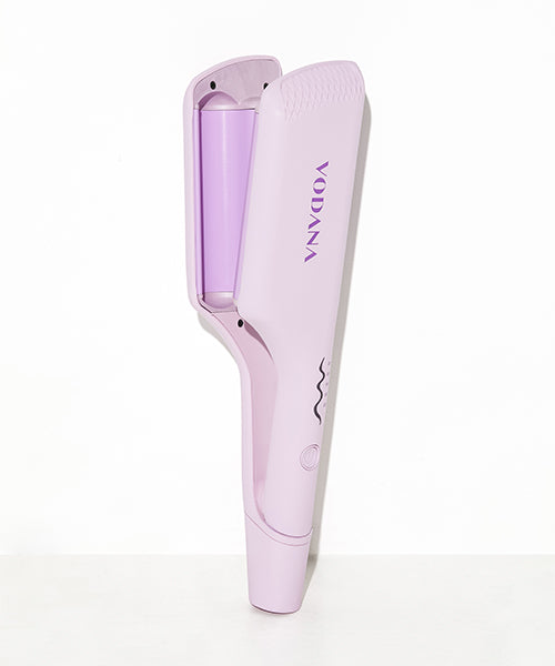 Vodana Triple Flow Wave Iron 32mm Hair Curler (Rusty Violet Color)