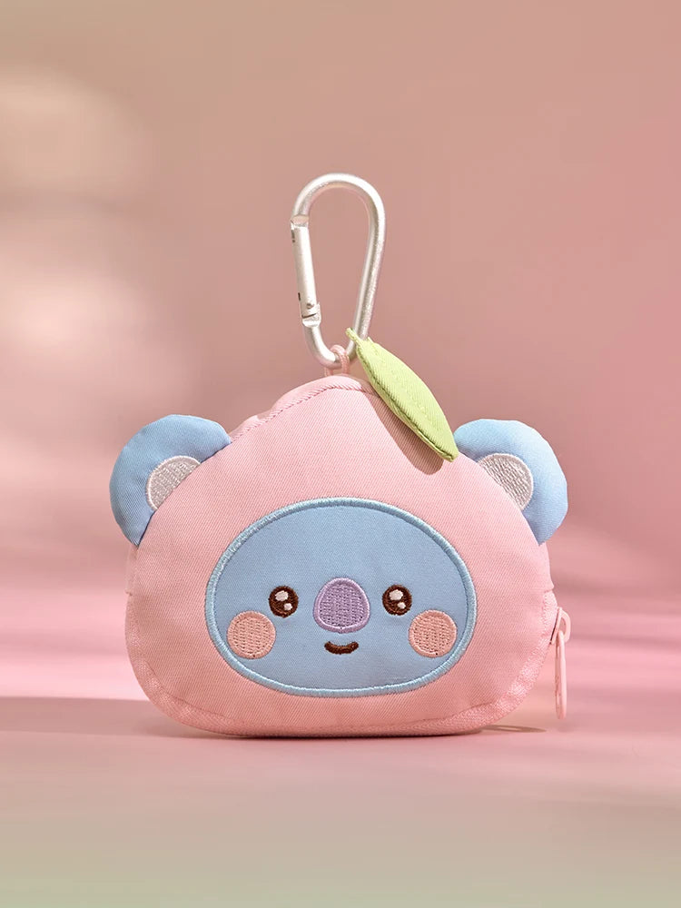 BT21 PEACH HOLIC FACE POUCH KEYRING BT21  DKshop