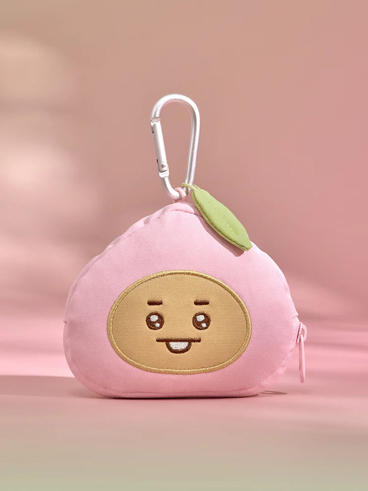 BT21 PEACH HOLIC FACE POUCH KEYRING BT21  DKshop