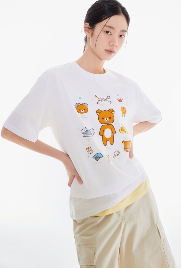[SPAO X Rilakkuma] Short Sleeves T-Shirt SPAO  DKshop