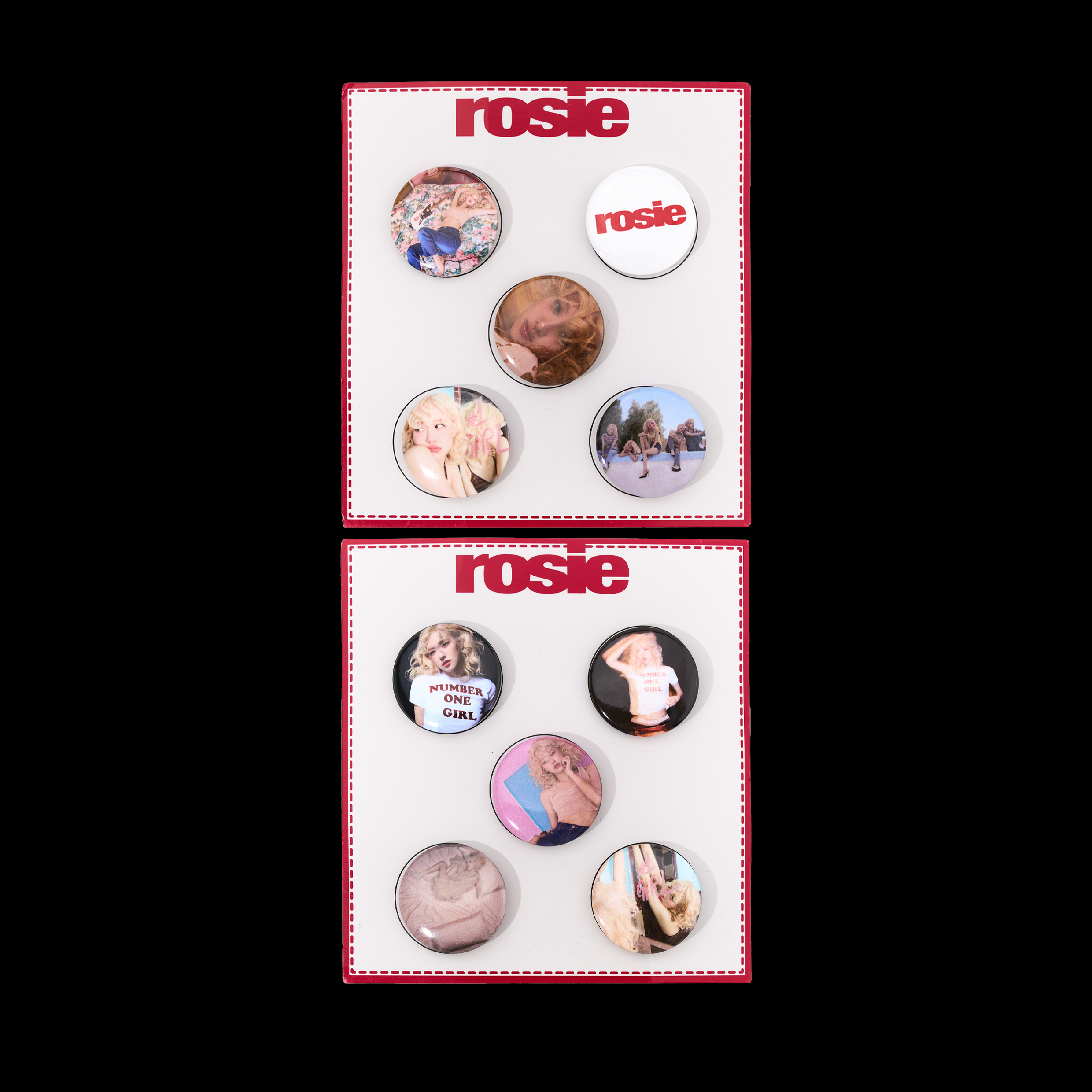 ROSE - [ROSIE] PIN BUTTON SET