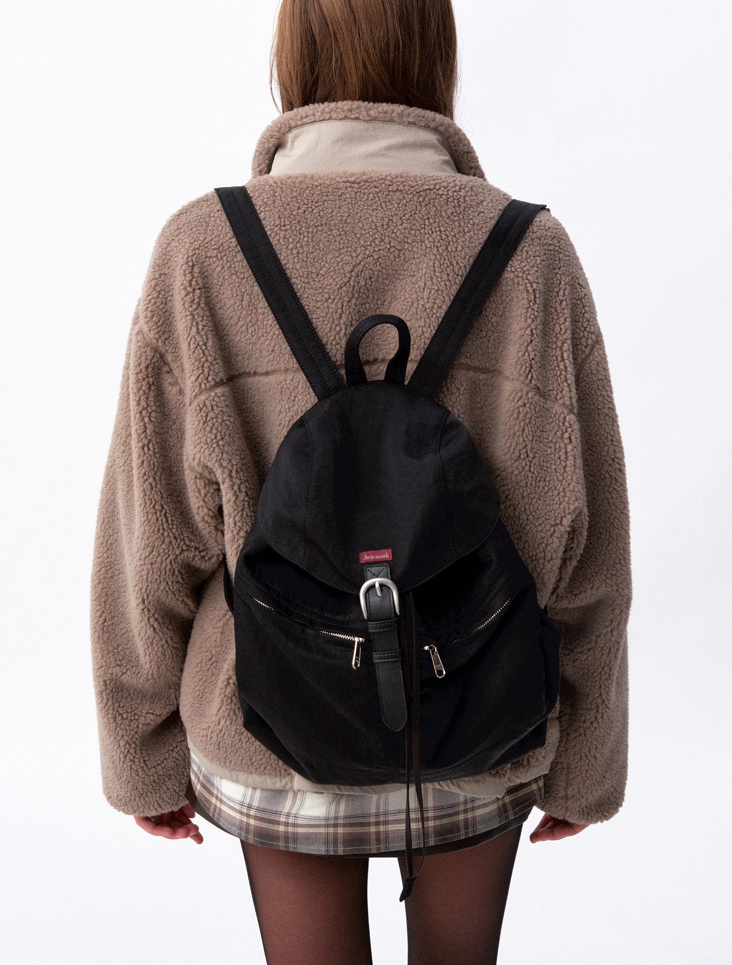 Avie muah Nylon Covered Backpack Avie muah  DKshop