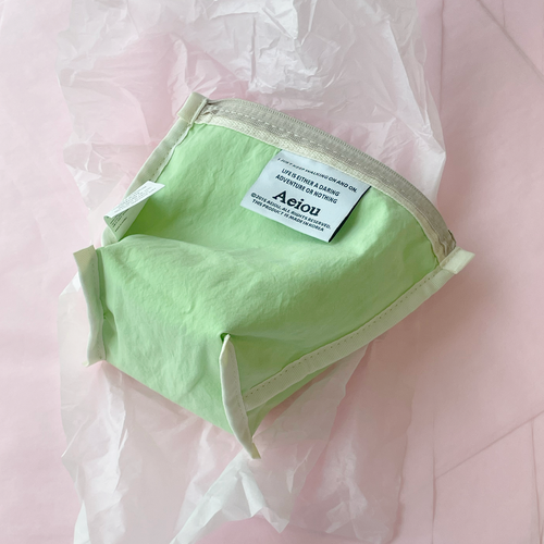 Aeiou Basic Pouch (M size) Ding Ding Dot Aeiou  DKshop