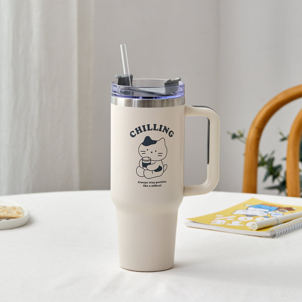 BUTTER MILCAT STAINLESS BIG TUMBLER