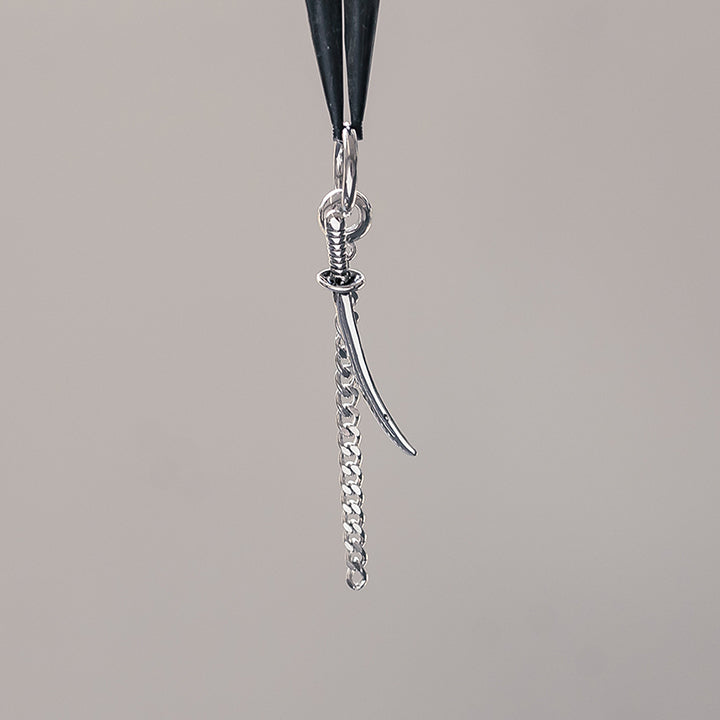 ASMAMA Sword Chain Earring / Hoop Clip-on Earrings 1P (TXT YEONJUN WEAR) ASMAMA  DKshop