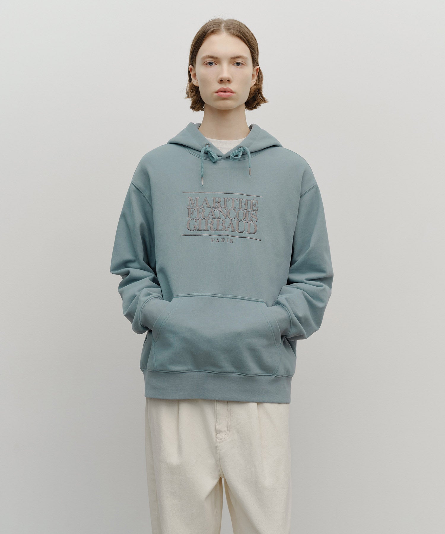 MARITHE FRANCOIS GIRBAUD CLASSIC LOGO EMBROIDERY HOODIE MARITHE FRANCOIS GIRBAUD  DKshop