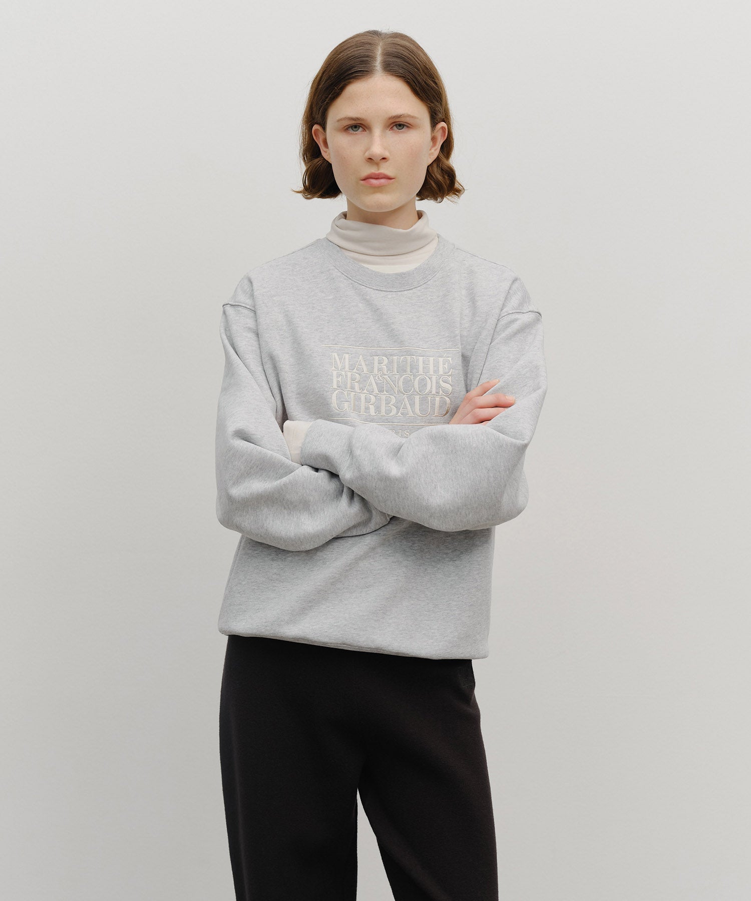 MARITHE FRANCOIS GIRBAUD CLASSIC LOGO EMBROIDERY SWEATSHIRT MARITHE FRANCOIS GIRBAUD  DKshop